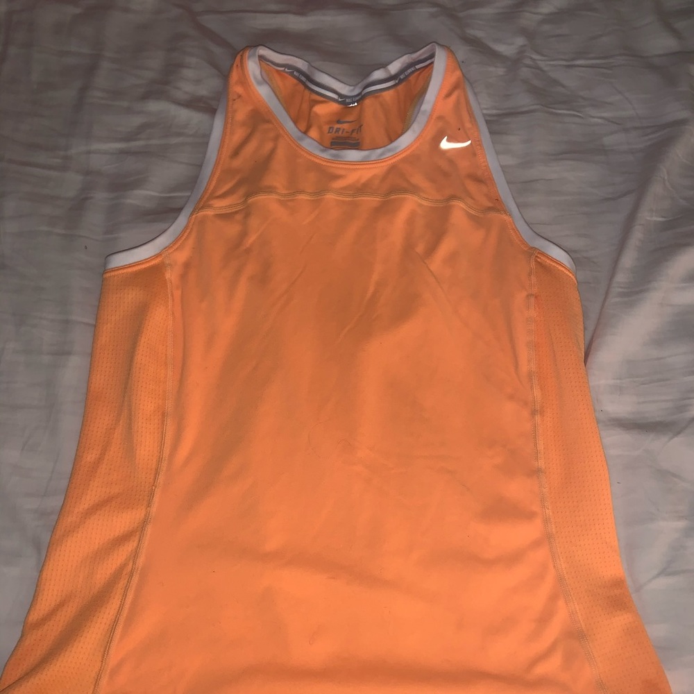 Orange Nike tank